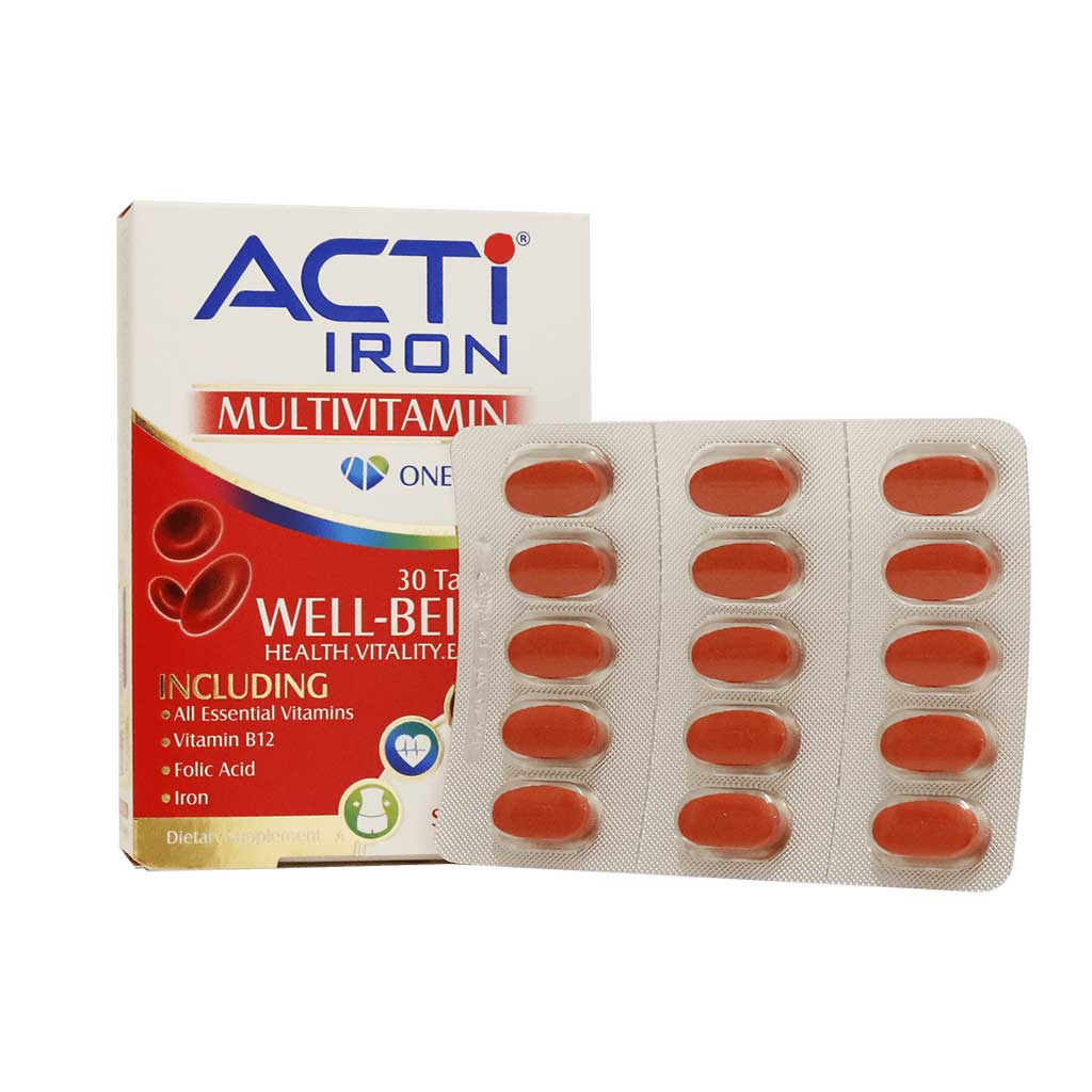 قرص اکتی آیرون30 عددی  ACTI IRON