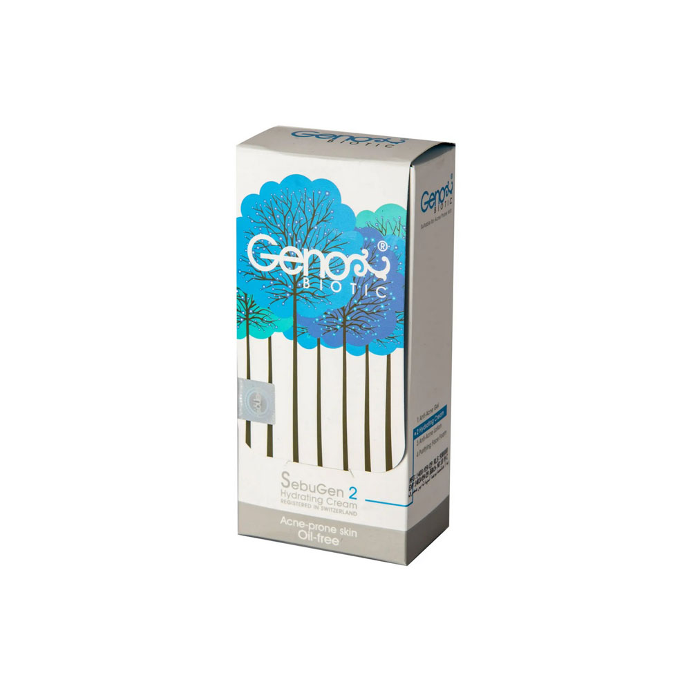 کرم رطوبت رسان ژنوبایوتیک SEBUGEN 2 HYDRATING CREAM GENO BIOTIC