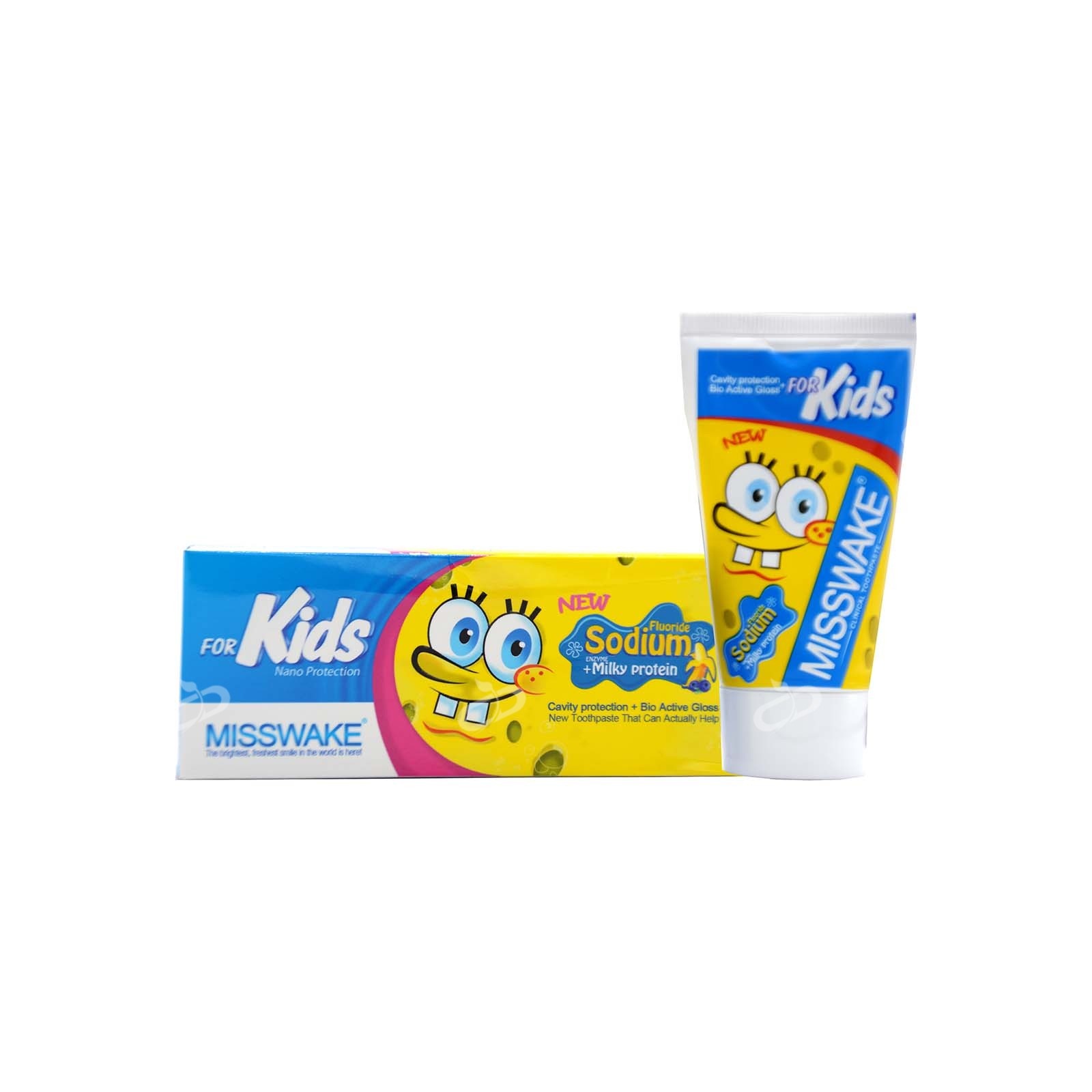 خمیر دندان کودک باب اسفنجی میسویک SPONGEBOB TOOTHPASTE FOR KIDS MISSWAKE