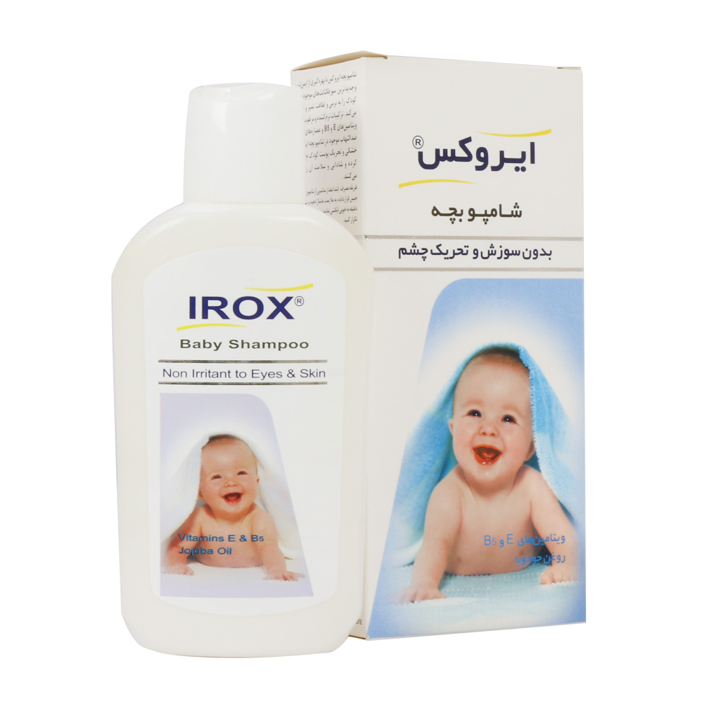 شامپو بچه ایروکس NON IRRITANT TO EYES AND SKIN BABY SHAMPOO IROX