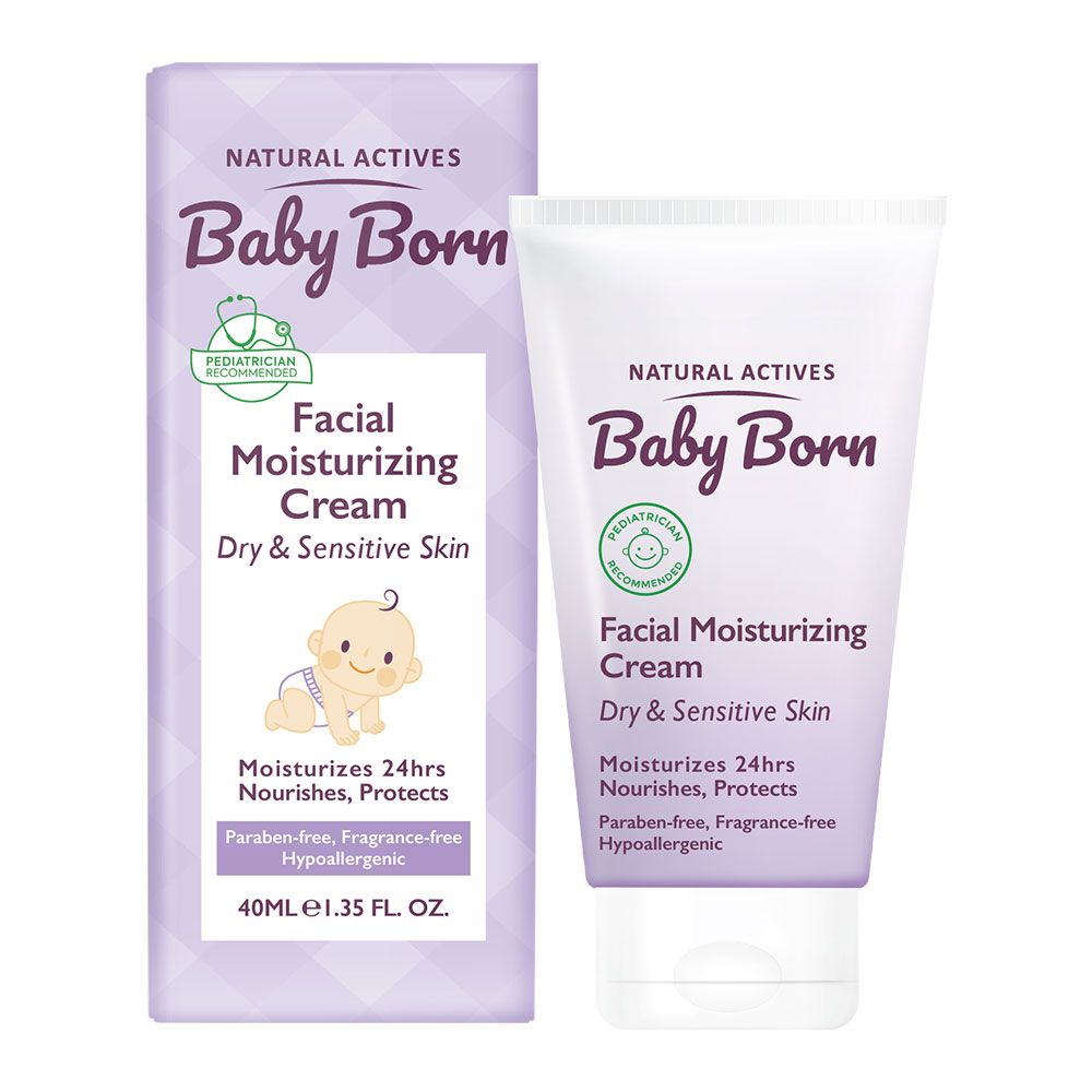 کرم مرطوب کننده صورت کودک بیبی برن FACIAL MOISTURIZING CREAM BABY BORN