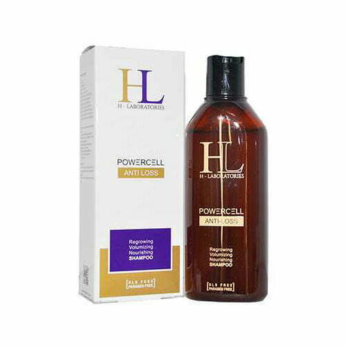 شامپو ضد ریزش مو پاورسل اچ لابراتوریس POWERCELL ANTI LOSS SHAMPOO H-LABORATORIES