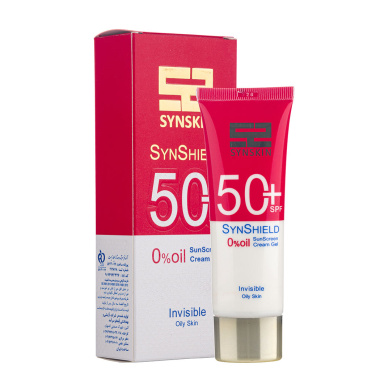 ژل کرم ضد آفتاب مدل SPF50 Oil Free مناسب پوست چرب ساین اسکین SYN SKIN SPF50 OIL FREE SUN SCREEN CREAM GEL FOR OILY SKIN