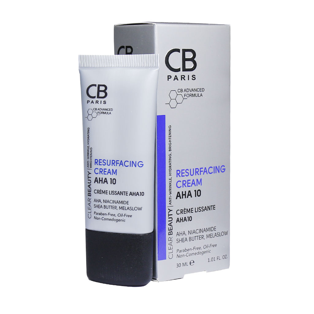 کرم لایه بردار AHA 10 درصد سی بی  CB PARIS RESURFACING AHA 10 CREAM