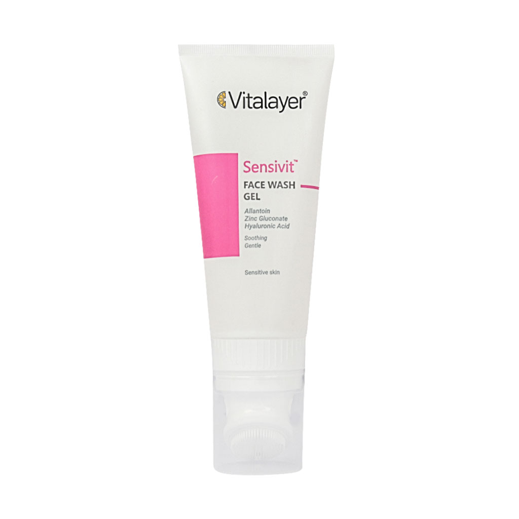 ژل شستشو صورت ویتالیر سنسی ویت SENSIVIT FACE GEL WASH VITALAYER